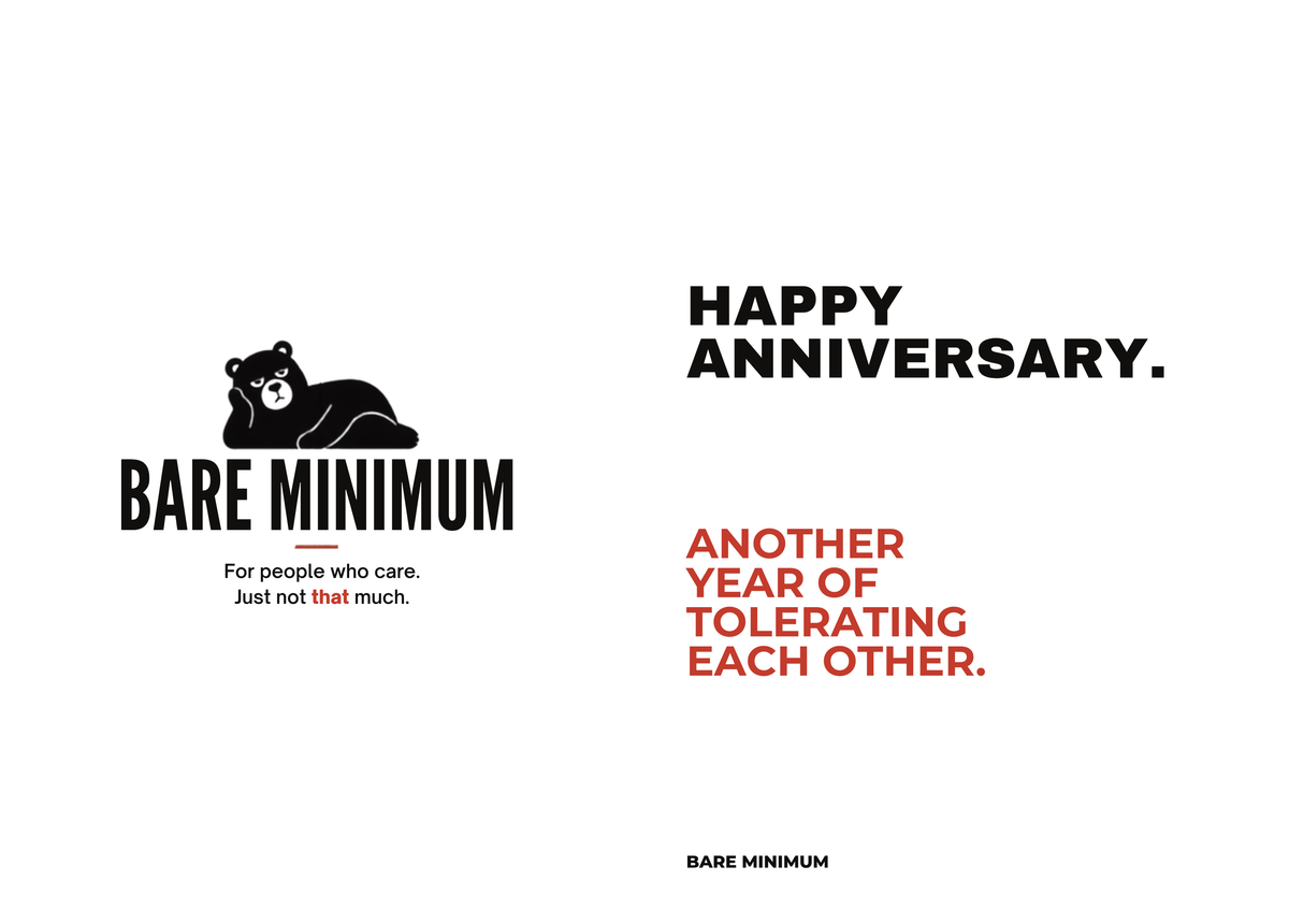 HAPPY ANNIVERSARY.