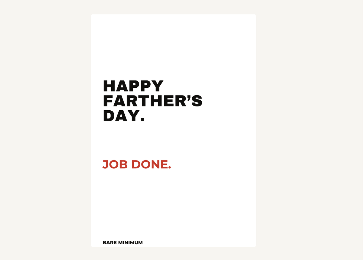 THANK YOU DAD.