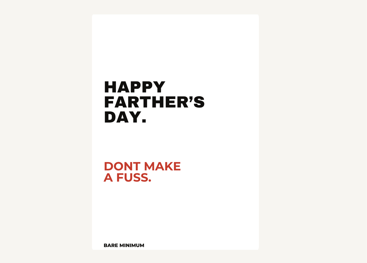 THANK YOU DAD.