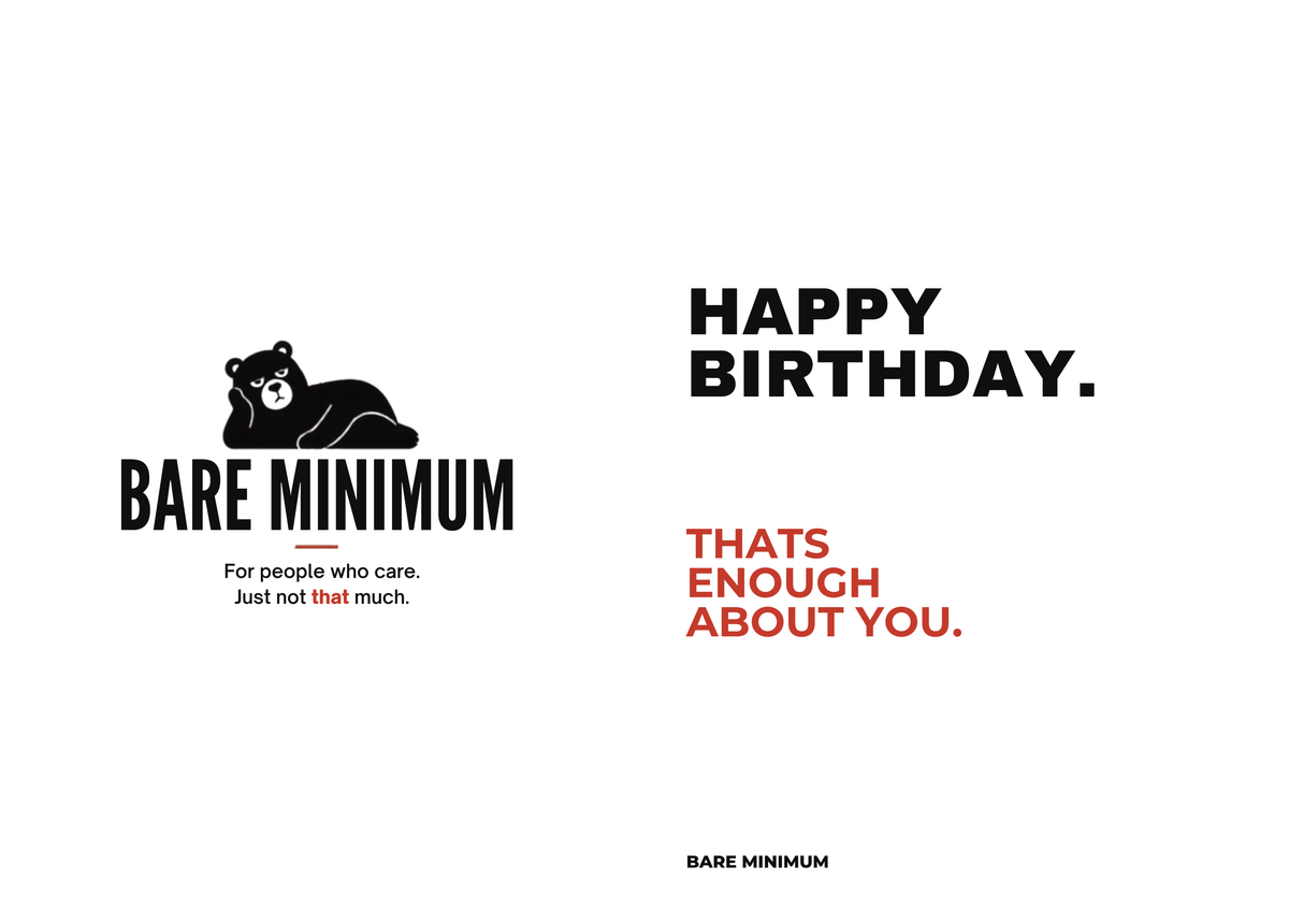 HAPPY BIRTHDAY.
