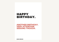 HAPPY BIRTHDAY.