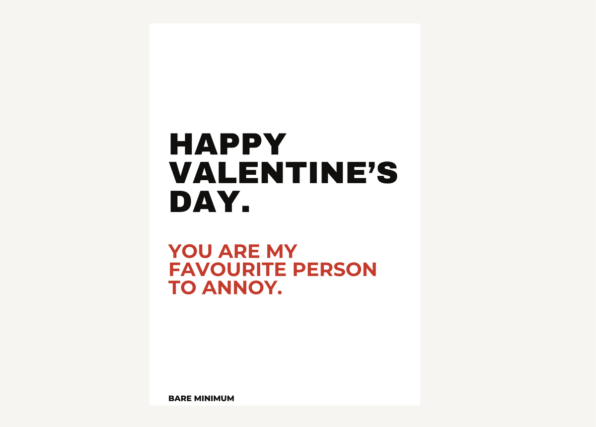 HAPPY VALENTINES.